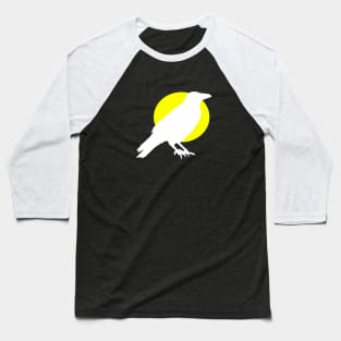 White Crow Yellow Sun Baseball T-Shirt